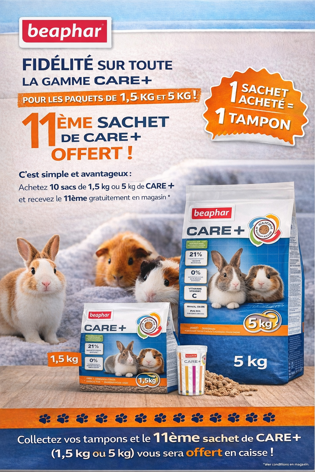 Programme fidélité Beaphar Care Plus