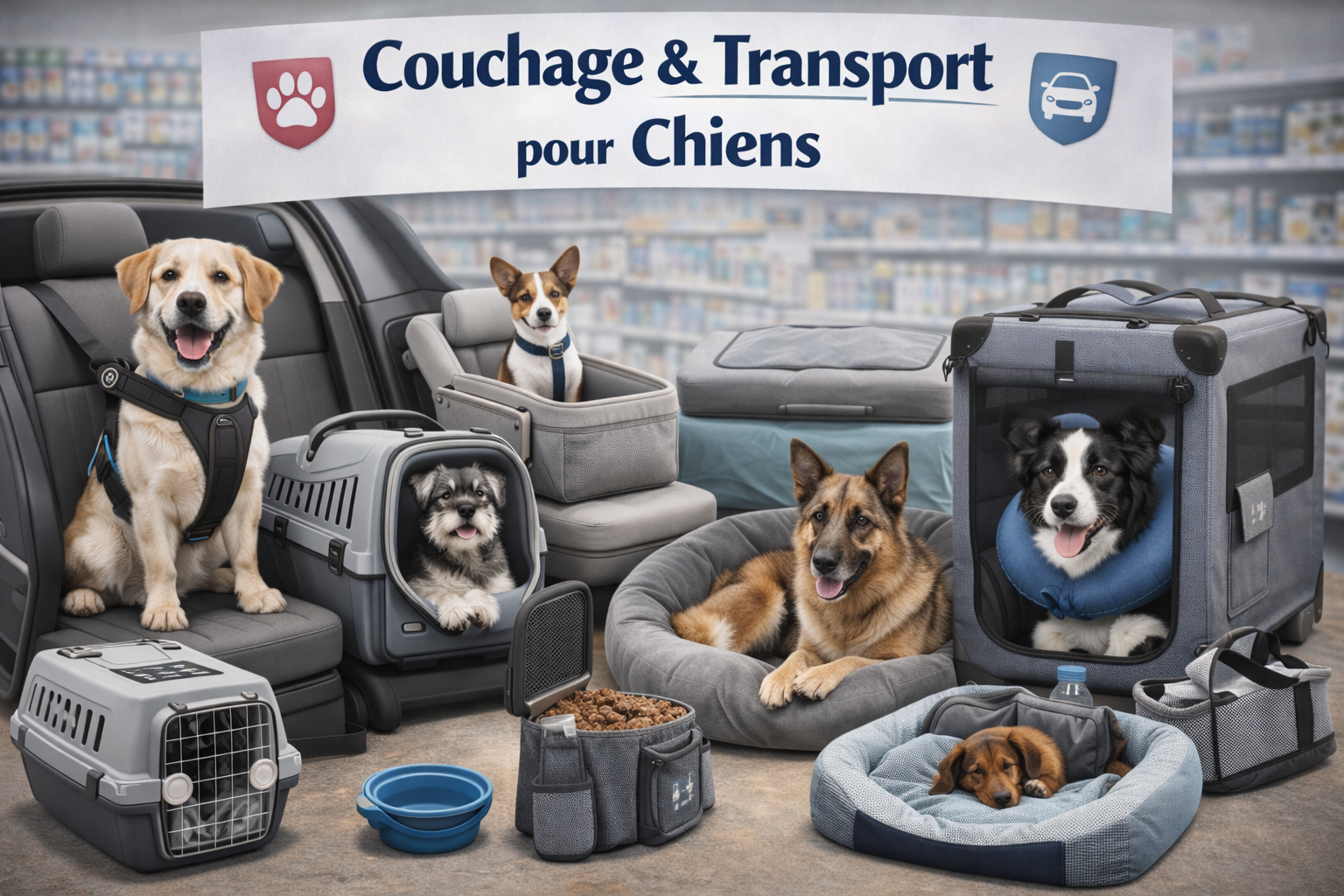 Confort et transport pour chiens GKO